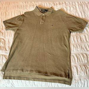 Mens Olive Polo Size Large